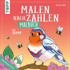 Cover Malen nach Zahlen Malbuch Tiere