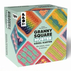 Cover Granny Square Muster Häkel-Karten (Deutsche Ausgabe)