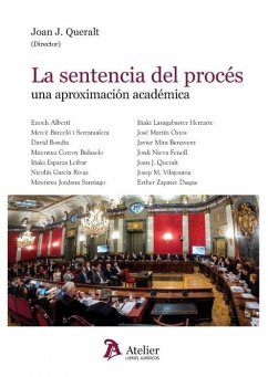 Cover La sentencia del procés: una aproximación académica.