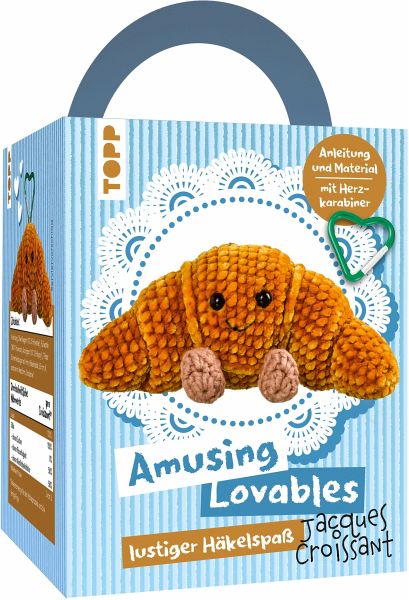Amusing Lovables Häkelset Jacques Croissant