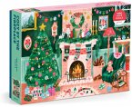 Cozy by the Fireplace 1000 Piece Puzzle