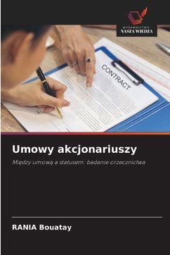 Umowy akcjonariuszy - Bouatay, Rania