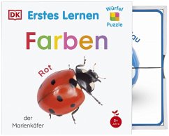 Cover Erstes Lernen Würfelpuzzle. Farben