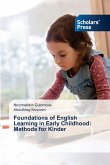 Foundations of English Learning in Early Childhood: Methods for Kinder