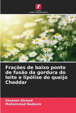 Cover Frações de baixo ponto de fusão da gordura do leite e lipólise do queijo Cheddar