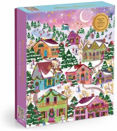 Cover Joy Laforme Snowcap Village 1000 Piece Foil Puzzle