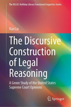Cover The Discursive Construction of Legal Reasoning (eBook, PDF)