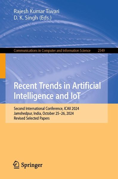 Recent Trends in Artificial Intelligence and IoT (eBook, PDF)