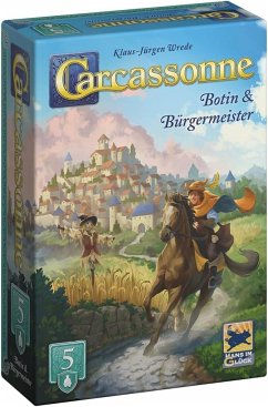 Hans im Glück HIGD0135 - Carcassonne, Botin & Bürgermeister (Auflage 2025), 5. Erweiterung