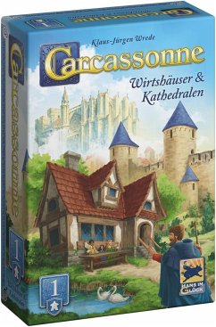 Cover Hans im Glück HIGD0131 - Carcassonne, Wirtshäuser & Kathedralen (Auflage 2025), 1. Erweiterung