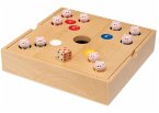 Philos 6342 - Schweinchen in der Grube, Holzbox, Buche, Würfelspiel