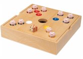 Philos 6342 - Schweinchen in der Grube, Holzbox, Buche, Würfelspiel