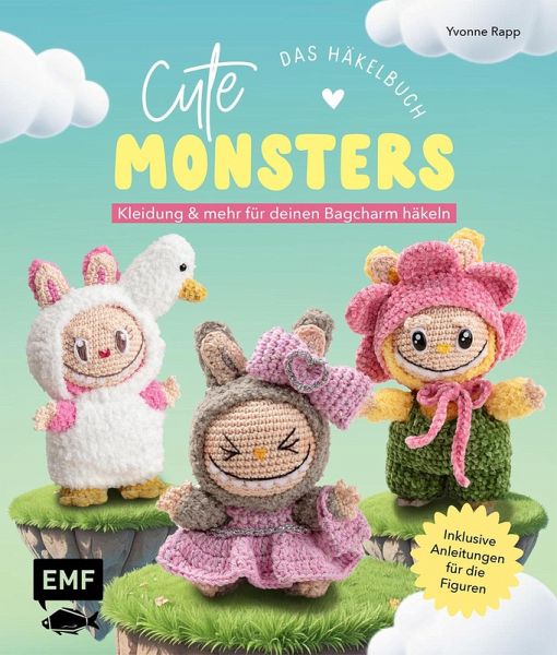 Cute Monsters - Das Häkelbuch für Labubu-Fans - inklusive Anleitungen für die Figuren! (eBook, ePUB)