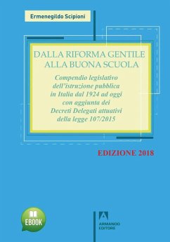 Cover Dalla riforma Gentile alla Nuova Scuola Edizione 2018 (eBook, ePUB)