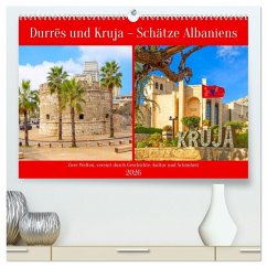 Cover Durrës und Kruja - Schätze Albaniens (hochwertiger Premium Wandkalender 2026 DIN A2 quer), Kunstdruck in Hochglanz