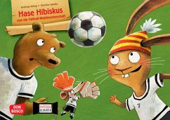Cover Hase Hibiskus und die Fußball-Waldmeisterschaft. Kamishibai Bildkartenset