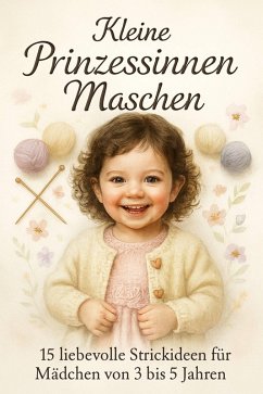 Cover Kleine Prinzessinnen Maschen: 15 liebevolle Strickideen für Mädchen von 3 bis 5 Jahren (eBook, ePUB)