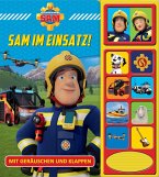 Feuerwehrmann Sam - Sam im Einsatz! - Klappen-Geräusche-Buch mit 10 Sounds - Pappbilderbuch
