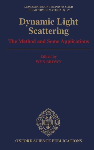 DYNAMIC LIGHT SCATTERING MPCM 49 C DYNAMIC LIGHT SCATTERING MPCM 49 C