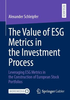 Cover The Value of ESG Metrics in the Investment Process (eBook, PDF)