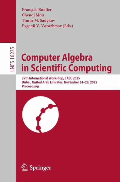 Computer Algebra in Scientific Computing (eBook, PDF) Computer Algebra in Scientific Computing (eBook, PDF)