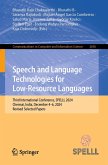 Speech and Language Technologies for Low-Resource Languages (eBook, PDF)