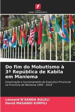 Cover Do fim do Mobutismo à 3ª República de Kabila em Maniema