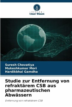 Cover Studie zur Entfernung von refraktärem CSB aus pharmazeutischen Abwässern