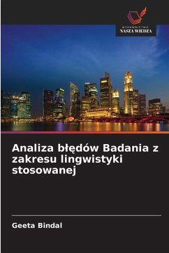 Cover Analiza b¿¿dów Badania z zakresu lingwistyki stosowanej
