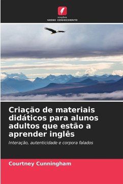Cover Criação de materiais didáticos para alunos adultos que estão a aprender inglês