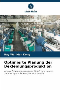 Cover Optimierte Planung der Bekleidungsproduktion