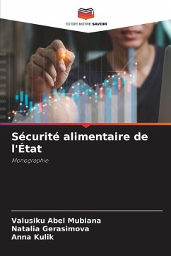 Cover Sécurité alimentaire de l'État