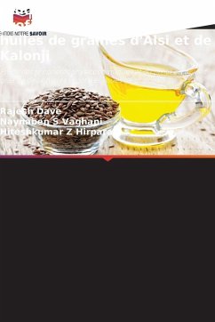 Cover Étude physicochimique et profil en acides gras des huiles de graines d'Alsi et de Kalonji