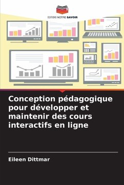 Cover Conception pédagogique pour développer et maintenir des cours interactifs en ligne