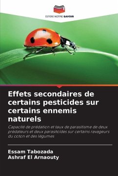 Cover Effets secondaires de certains pesticides sur certains ennemis naturels