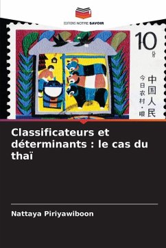 Cover Classificateurs et déterminants : le cas du thaï