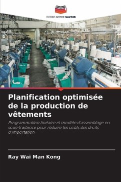 Planification optimisée de la production de vêtements - Kong, Ray Wai Man