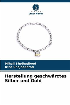Cover Herstellung geschwärztes Silber und Gold