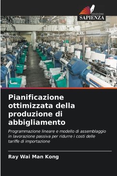 Cover Pianificazione ottimizzata della produzione di abbigliamento