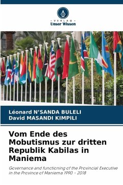 Cover Vom Ende des Mobutismus zur dritten Republik Kabilas in Maniema