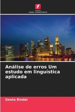 Cover Análise de erros Um estudo em linguística aplicada