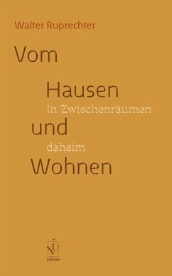 Cover Vom Hausen und Wohnen