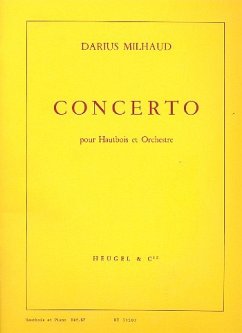 Cover Concerto pour hautbois et orchestre pour hautbois et piano
