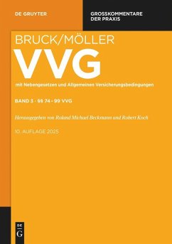 Cover §§ 74-99 VVG (eBook, ePUB)