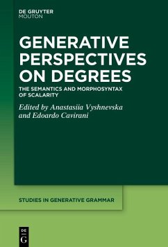 Cover Generative Perspectives on Degrees (eBook, ePUB)