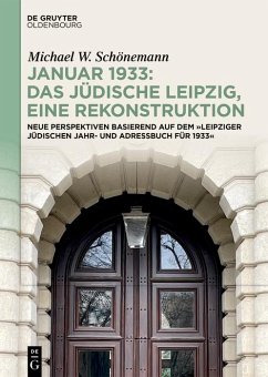Cover Januar 1933: Das jüdische Leipzig, eine Rekonstruktion (eBook, ePUB)