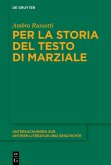 Per la storia del testo di Marziale (eBook, ePUB)
