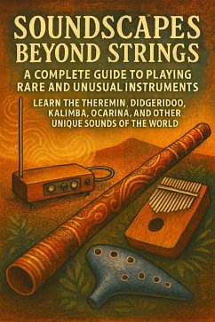 Cover Soundscapes Beyond Strings: A Complete Guide to Playing Rare and Unusual Instruments - Learn the Theremin, Didgeridoo, Kalimba, Ocarina, and Other Unique Sounds of the World (eBook, ePUB)
