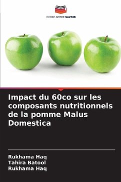 Cover Impact du 60co sur les composants nutritionnels de la pomme Malus Domestica