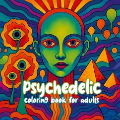 Cover Psychedelic coloring book for adults